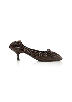 Herbert Levine Gather Around Leather Ballet Pumps - Moda Operandi