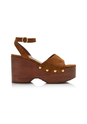 Gianvito Rossi Suede Platform Sandals - Moda Operandi