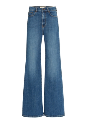 Jeanerica Fuji Stretch High-Rise Flared-Leg Jeans - Moda Operandi