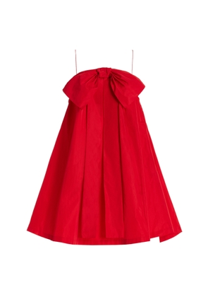 Bernadette Estee Bow-Detailed Taffeta Mini Dress - Moda Operandi