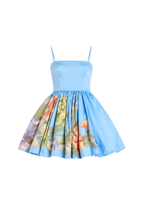 ALÉMAIS Donata Printed Poplin Mini Dress - Moda Operandi