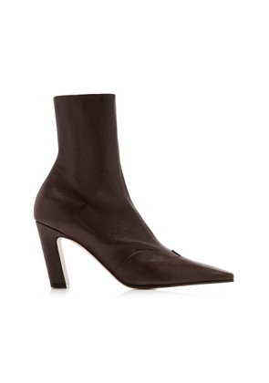 Khaite Nevada Stretch Leather Boots - Moda Operandi