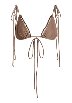 MARE PERPETUA Frill Essential Bikini Top - Moda Operandi