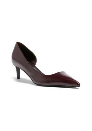 Khaite Jett D'Orsay Leather Pumps - Moda Operandi