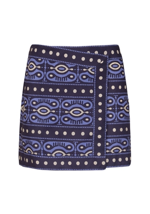 Johanna Ortiz Hunting Roots Cotton Poplin Mini Skirt - Moda Operandi