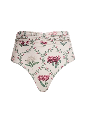 Agua by Agua Bendita Vaiven Floral High-Waisted Bikini Bottom - Moda Operandi