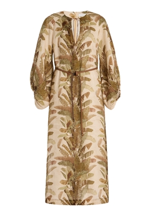 Zimmermann Ascension Linen Tunic Midi Dress - Moda Operandi