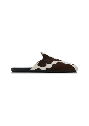Prada Printed Pony Hair Mules - Moda Operandi