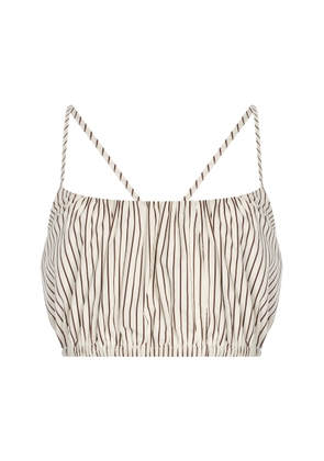 STAUD Hammock Striped Cotton Top - Moda Operandi