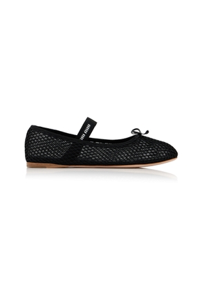 Miu Miu Net Ballet Flats - Moda Operandi