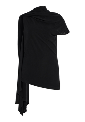 The Row Isadra Draped Jersey Top - Moda Operandi