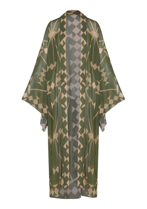 Johanna Ortiz Amazon Georgette Kimono Maxi Dress - Moda Operandi