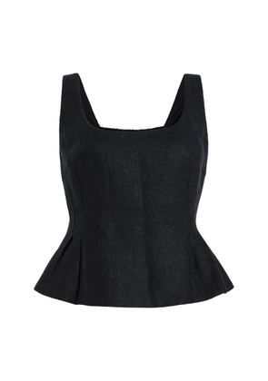 Posse Rosalie Linen Top - Moda Operandi
