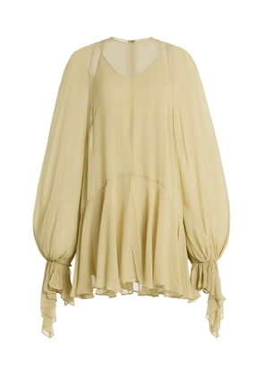 De La Vali Terran Georgette Mini Dress - Moda Operandi