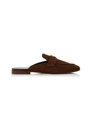Prada Suede Loafer Mules - Moda Operandi
