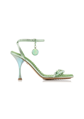 Bottega Veneta Dot Lounge Metallized Sandals - Moda Operandi