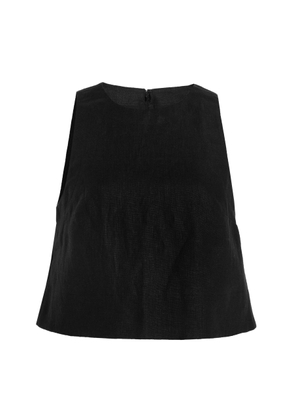 Posse Exclusive Poppy Linen Cropped Top - Moda Operandi