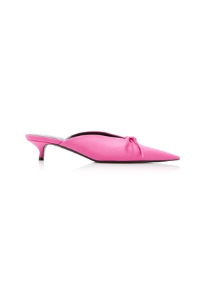 Balenciaga Knife Bow-Detailed Slingback Pumps - Moda Operandi