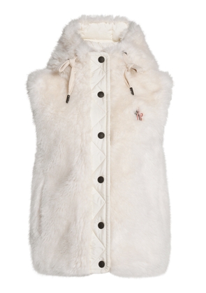 Moncler Grenoble Arve Faux Fur Vest - Moda Operandi