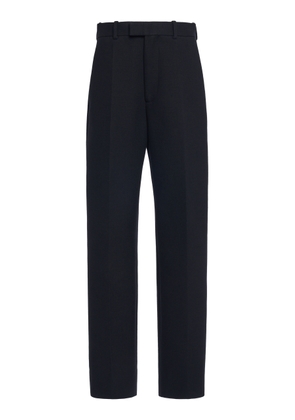 Bottega Veneta Cotton-Blend Melange Straight-Leg Pants - Moda Operandi