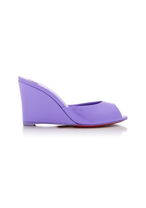 Christian Louboutin Me Dolly 85mm Patent Leather Wedge Pumps - Moda Operandi