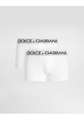 Dolce & Gabbana Regular Boxer 2-pack - Man Underwear And Loungewear White Cotton 5