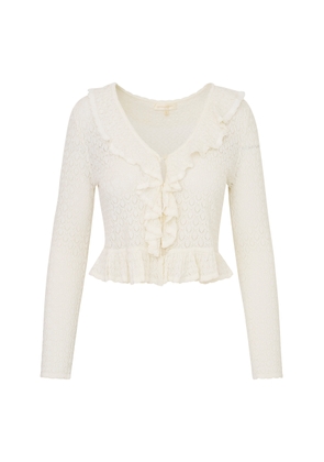 LoveShackFancy Nilah Knitted Cardigan - Moda Operandi