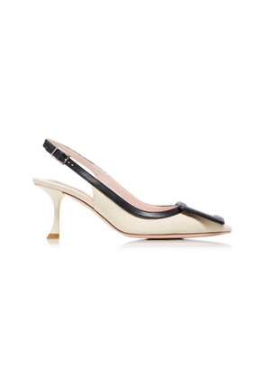 Roger Vivier Viv In The City Leather Slingback Pumps - Moda Operandi