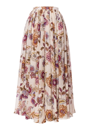 Lena Hoschek Firenze Cotton Midi Skirt - Moda Operandi