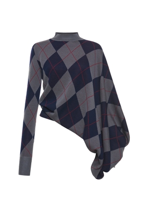 A.W.A.K.E. MODE Argyle-Knit Wool Sweater - Moda Operandi