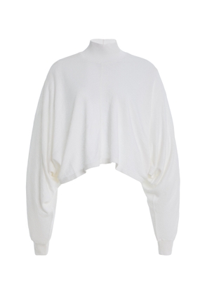 ALAÏA Batwing Linen Top - Moda Operandi