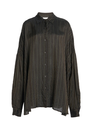 Dries Van Noten Casis Striped Taffeta Shirt - Moda Operandi