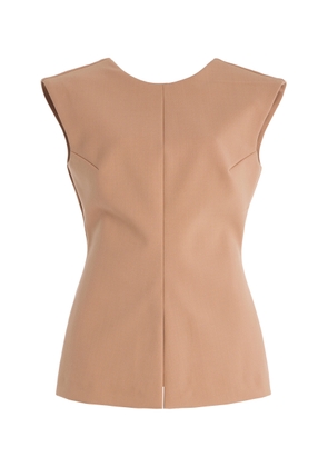 Róhe Curved Open-Back Top - Moda Operandi