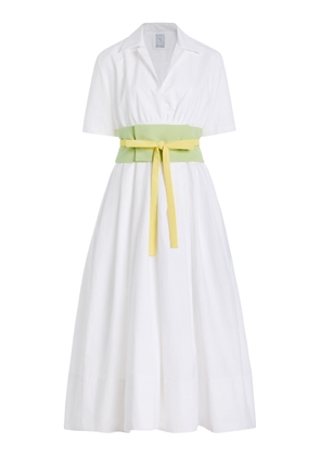 Rosie Assoulin Exclusive Obi Cotton-Poplin Midi Shirt Dress - Moda Operandi
