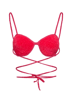 Magda Butrym Crochet Bra Top - Moda Operandi