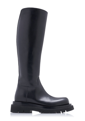 Bottega Veneta Lug-Sole Leather Knee Boots - Moda Operandi