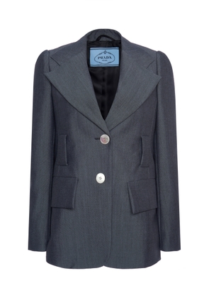 Prada Mohair-Blend Blazer - Moda Operandi