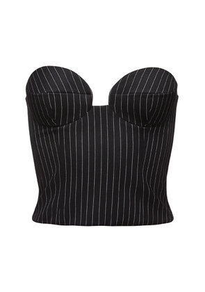 Magda Butrym Wool-Blend Corset Top - Moda Operandi