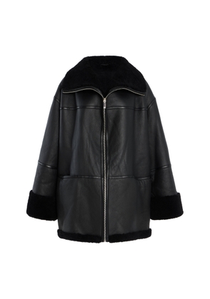 Toteme Menfi Oversized Shearling Coat - Moda Operandi