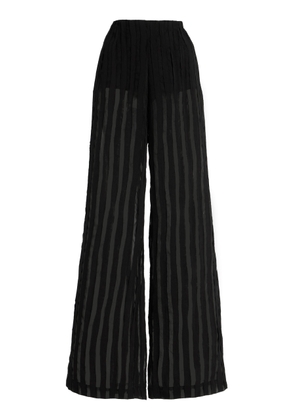House of Dagmar Striped Sheer Wide-Leg Pants - Moda Operandi