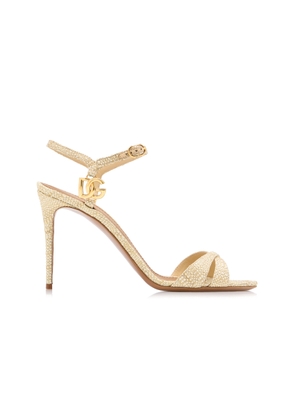 Dolce & Gabbana Woven Raffia Sandals - Moda Operandi
