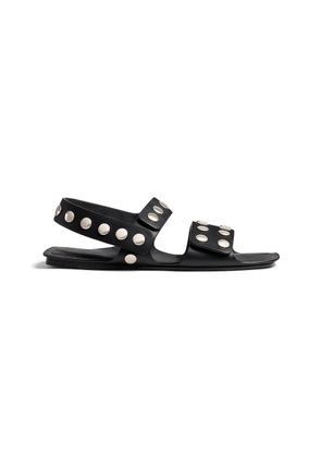 Khaite Boden Studded Leather Sandals - Moda Operandi