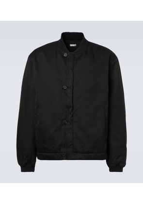 A.Presse Silk and cotton bomber jacket