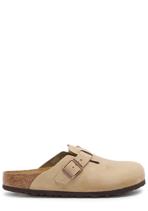 Birkenstock Boston Nubuck Sliders - Light Brown - 36 (IT36/ UK3)
