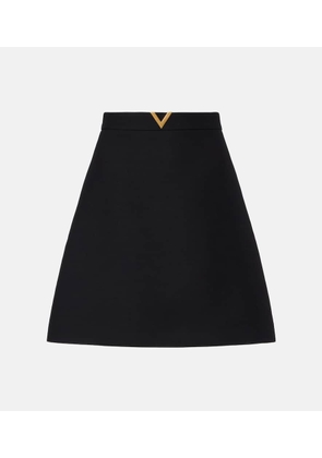 Valentino Crepe Couture VGold miniskirt