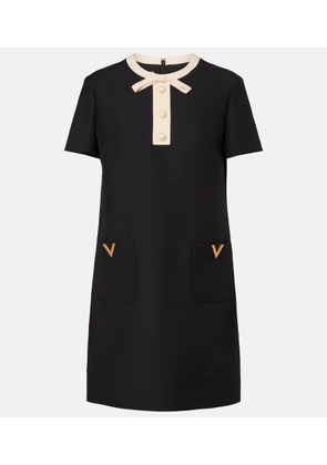 Valentino Crepe Couture VGold minidress