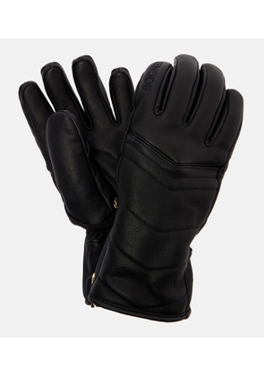 Bogner Dana quilted leather ski gloves