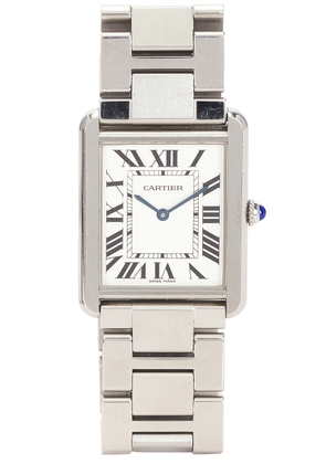 cartier Cartier Tank Solo Small Watch in Silver - Metallic Silver. Size all.