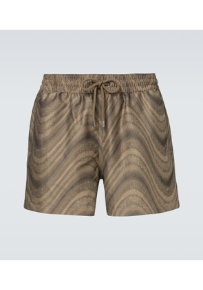 Frescobol Carioca Printed swim trunks