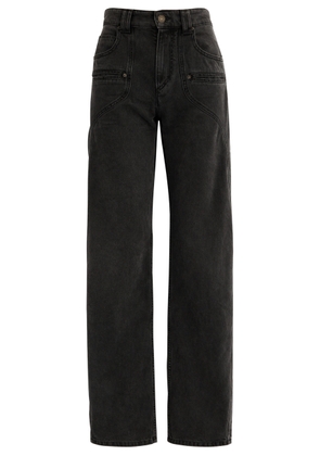 Isabel Marant Betiane Straight-leg Jeans - Black - 34 (UK6 /xs)